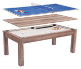 Zuo Modern Bonkers 100% Polyester, MDF, PVC Modern Commercial Grade Pool Table Brown 100% Polyester, MDF, PVC