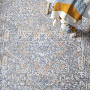 Safavieh Webster 320 Power Loomed 75% Polyester + 25% Viscose Transitional Rug WBS320G-7SQ
