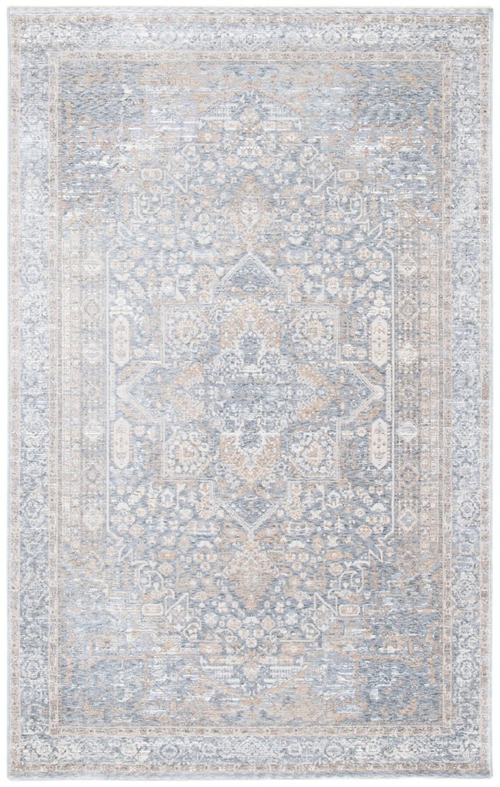 Safavieh Webster 320 Power Loomed 75% Polyester + 25% Viscose Transitional Rug WBS320G-7SQ