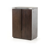 VIG Furniture Modrest Fountain Modern Brown Oak Wine Cabinet VGWCB542