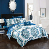 Barcelona Blue Full/Queen 8pc Comforter Set