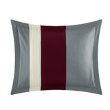 Ayelet Burgundy King 10pc Comforter Set