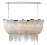 Bethel Chrome Chandelier in Aluminum & Metal