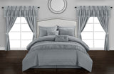 Mykonos Grey Queen 20pc Comforter Set