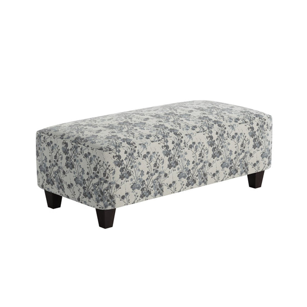 Fusion 100-C Transitional Cocktail Ottoman 100-C Freesia Denim 49" Wide Cocktail Ottoman