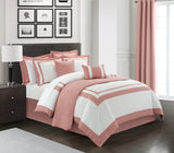 Hortense Rose Twin 6pc Comforter Set