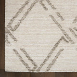 Nourison Venosa VSN01 Modern Handmade Tufted Indoor Area Rug Ivory/Grey 7'9" x 9'9" 99446787088