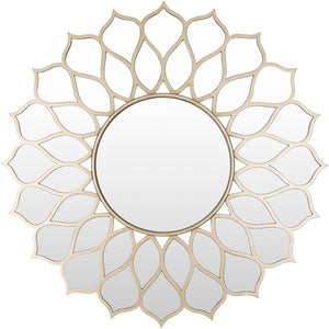 Wildflower WFR-001 Modern Manufactured Wood Mirror WFR001-3939  Manufactured Wood, Manufactured Wood 39"H x 39"W