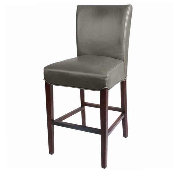Milton Counter Stool - Elegant Bonded Leather Design with Sturdy Birch Frame and Contemporary Style