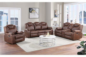 Porter Designs Dorado Transitional Reclining Sofa Brown 03-201C-01-9731