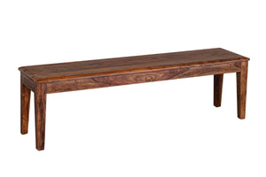 Porter Designs Sonora Solid Sheesham Wood Natural Dining Bench Brown 07-116-13-802H