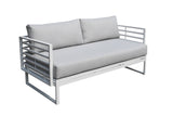 VIG Furniture Renava Wharf - Outdoor Light Grey and White Sofa Set VGGES0273SA-WHT-SET