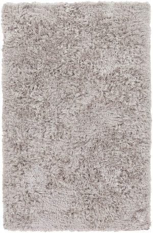 Whisper WHI-1003 Modern Polyester Rug WHI1003-58 Light Gray 100% Polyester 5' x 8'