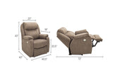 Southern Motion Hercules 6240P Transitional  Power Headrest Big Man's Recliner 6240P 903-17