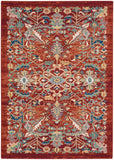 Nourison Parisa PSA02 French Country Machine Made Loom-woven Indoor Area Rug Brick 5'3" x 7'5" 99446858023