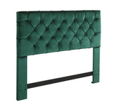 Rivka Green Twin Velvet Headboard