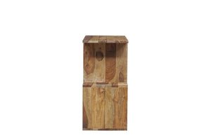 Porter Designs Urban Solid Sheesham Wood Natural Bookcase Natural 10-117-01-4498