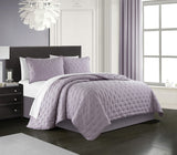 Chyle Lavender Queen 3pc Quilt Set