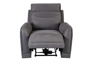 Porter Designs Keyser Power Motion Contemporary Recliner Gray 03-201-17-8520