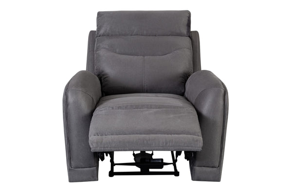 Porter Designs Keyser Power Motion Contemporary Recliner Gray 03-201-17-8520