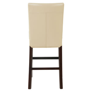 Milton Counter Stool - Elegant Bonded Leather Design with Sturdy Birch Frame and Contemporary Style