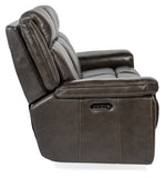 Hooker Furniture Montel Lay Flat Power Sofa with Power Headrest & Lumbar SS705-PHL3-095