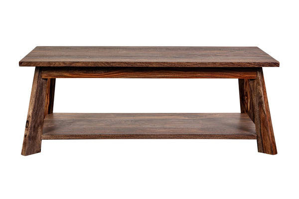 Porter Designs Kalispell Solid Sheesham Wood Natural Coffee Table Natural 05-116-02-PDU114H