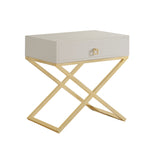 Ithaca Beige Side Table