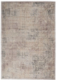 Nourison Graphic Illusions GIL09 Vintage Machine Made Power-loomed Indoor only Area Rug Grey 7'9" x 10'10" 99446131584