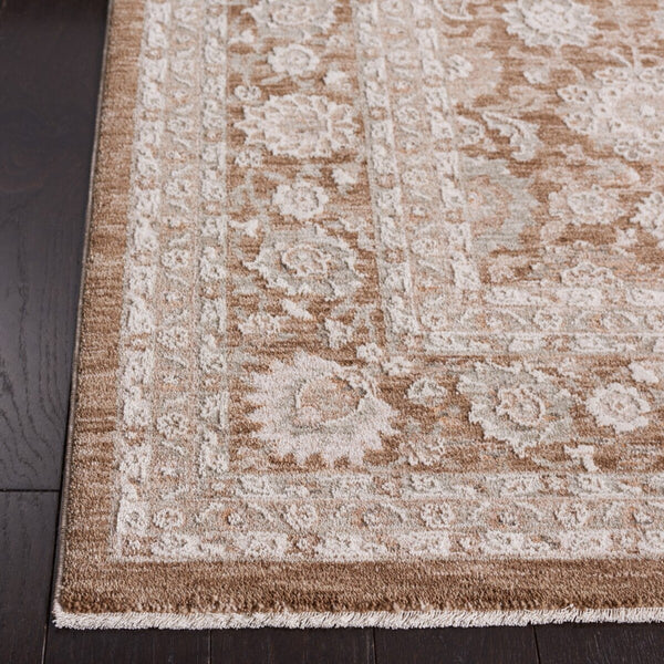 Safavieh Willow 101 Transitional Power Loomed Rug Light Brown / Ivory WLO101T-9