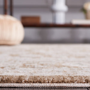 Safavieh Willow 101 Transitional Power Loomed Rug Light Brown / Ivory WLO101T-9