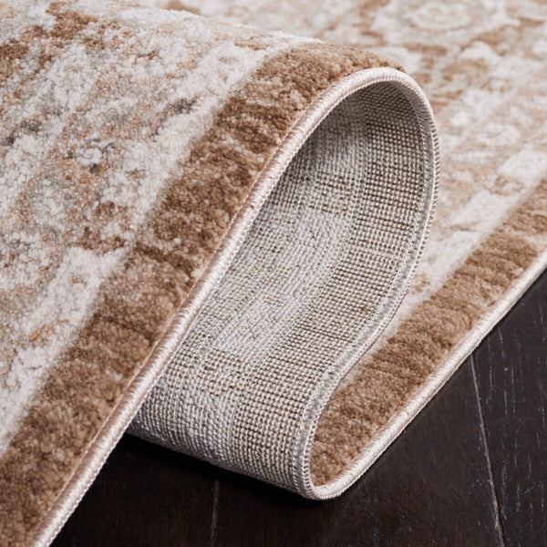 Safavieh Willow 101 Transitional Power Loomed Rug Light Brown / Ivory WLO101T-9