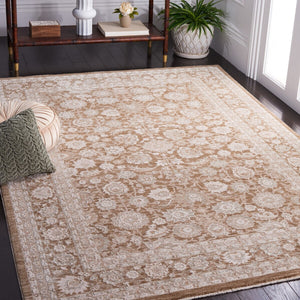 Safavieh Willow 101 Transitional Power Loomed Rug Light Brown / Ivory WLO101T-9