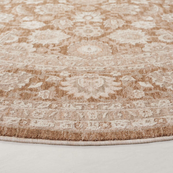 Safavieh Willow 101 Transitional Power Loomed Rug Light Brown / Ivory WLO101T-9