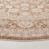 Safavieh Willow 101 Transitional Power Loomed Rug Light Brown / Ivory WLO101T-9
