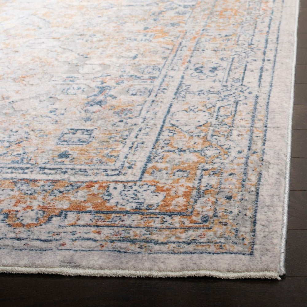 Safavieh Winston 348 Power Loomed 100% Polyester (High Bulk +Space Dyed Polyester) Transitional Rug WNT348F-5