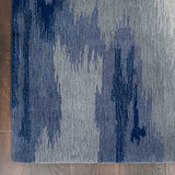 Nourison Symmetry SMM10 Artistic Handmade Tufted Indoor Area Rug Grey/Blue 7'9" x 9'9" 99446709745