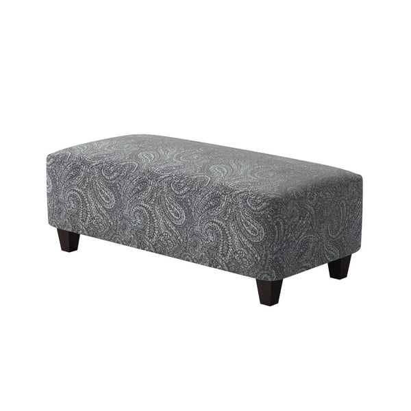 Fusion 100-C Transitional Cocktail Ottoman 100-C Bono Cobalt 49" Wide Cocktail Ottoman