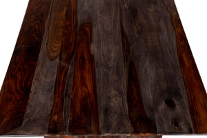 Porter Designs Cambria Solid Sheesham Wood Modern Dining Table Gray 07-116-01-8396M-KIT