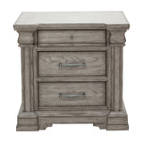 Pulaski Furniture Madison Ridge 3 Drawer Nightstand in Heritage Taupe P091140-PULASKI P091140-PULASKI