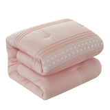 Brice Blush Twin 4pc Comforter Set