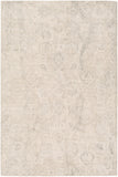 Wilson WSN-2301 Traditional Viscose, Wool Rug WSN2301-81012 Charcoal, Medium Gray, Khaki, Cream 55% Viscose, 45% Wool 8'10" x 12'
