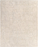 Wilson WSN-2301 Traditional Viscose, Wool Rug WSN2301-810 Charcoal, Medium Gray, Khaki, Cream 55% Viscose, 45% Wool 8' x 10'