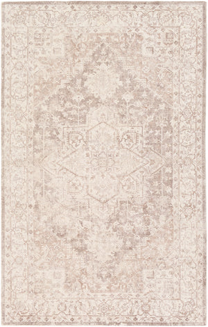 Wilson WSN-2302 Traditional Viscose, Wool Rug WSN2302-81012 Camel, Dark Brown, Khaki, Cream 55% Viscose, 45% Wool 8'10" x 12'