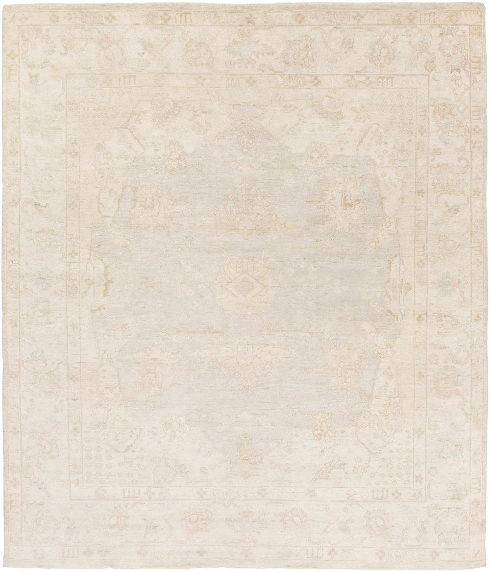 Westchester WTC-8005 Traditional Wool Rug WTC8005-913 Ivory, Taupe, Light Gray, Seafoam 100% Wool 9' x 13'
