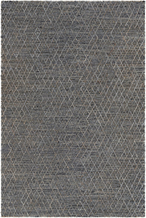 Watford WTF-2300 Global Jute, Wool Rug WTF2300-81012 Black, Charcoal, Medium Gray, Light Gray, Burnt Orange, Olive 60% Jute, 40% Wool 8'10" x 12'