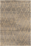 Watford WTF-2302 Global Jute, Wool Rug WTF2302-81012 Charcoal, Beige 60% Jute, 40% Wool 8'10" x 12'