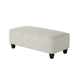 Fusion 100-C Transitional Cocktail Ottoman 100-C Chit Chat Domino 49" Wide Cocktail Ottoman