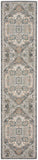 Nourison Parisa PSA01 French Country Machine Made Loom-woven Indoor Area Rug Grey Sage 2'3" x 10' 99446857798
