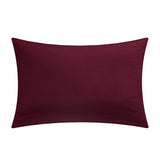 Titian Burgundy Twin 6pc Comforter Set